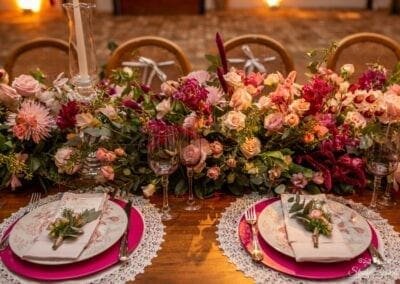 Decoração de mesa de jantar