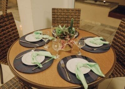 Decoração da mesa