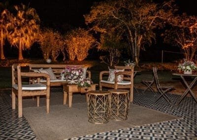 Lounge estilo rústico