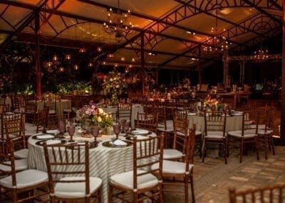 Foto do salão de festas decorada estilo provençal